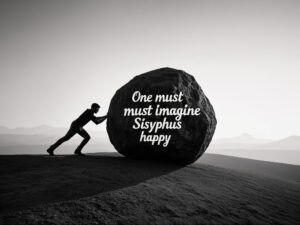 One must imagine Sisyphus happy